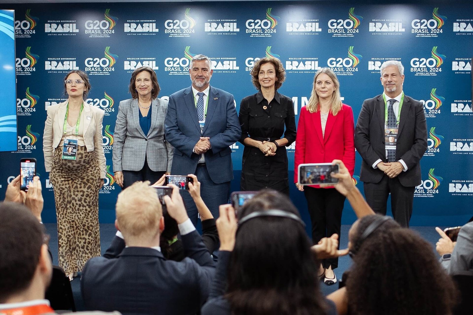 Lanzamiento de la Iniciativa Global para la Integridad de la Información sobre el Cambio Climático. Foto: Isabela Castilho/G20